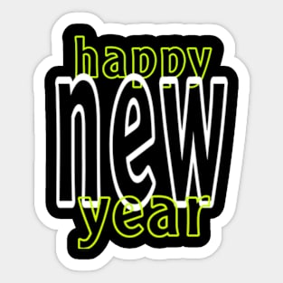 Happy new year Sticker